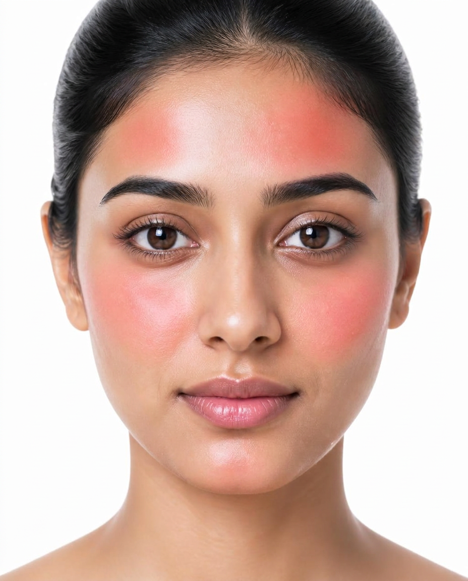 AI facial mapping across ten skin parameters